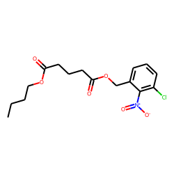 Glutaric acid, butyl 2-nitro-3-chlorobenzyl ester
