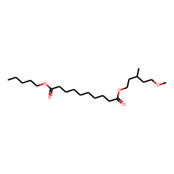 Sebacic acid, 5-methoxy-3-methylpentyl pentyl ester