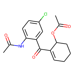 Tetrazepam M (norhydroxy-), hydrolysis, acetylated