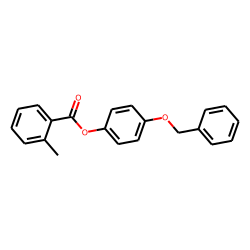 Benzoic acid, 2-methyl-, 4-benzyloxyphenyl ester