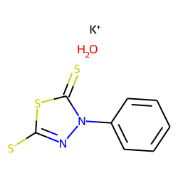 Potassium 4-phenyl-5-thioxo-1,3,4-thiadiazole-2-thiolate hydrate