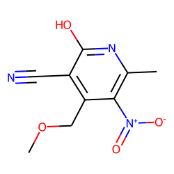 3-Cyano-4-methoxymethyl-5-nitro-6-methyl-(2-pyridone)