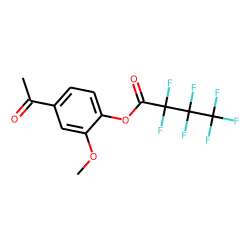 4'-Hydroxy-3'-methoxyacetophenone, heptafluorobutyrate
