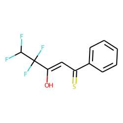 2-Pentene-1-thione,4,4,5,5-tetrafluoro-3-hydroxy-1-phenyl-