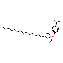 Silane, diethyl(4-isopropylphenoxy)pentadecyloxy-