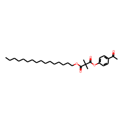 Dimethylmalonic acid, 4-acetylphenyl hexadecyl ester