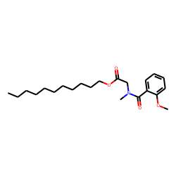 Sarcosine, N-(2-methoxybenzoyl)-, undecyl ester