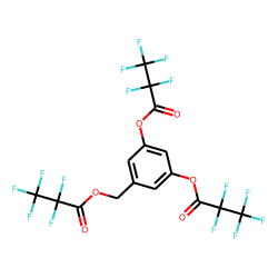 3,5-Dihydroxybenzyl alcohol, tris(pentafluoropropionate)