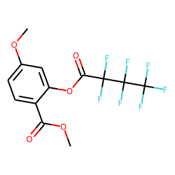 Methyl 2-hydroxy-4-methoxybenzoate, heptafluorobutyrate