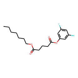 Glutaric acid, 3,5-difluorophenyl heptyl ester