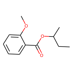 Benzoic acid, 2-methoxy-, 1-methylpropyl ester
