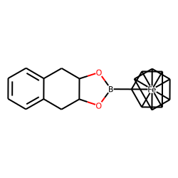 trans-2,3-Tetralinediol, ferrocenylboronate