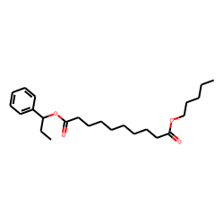 Sebacic acid, pentyl 1-phenylpropyl ester