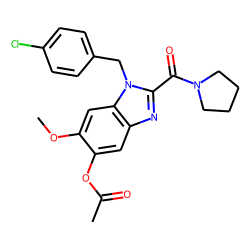 Clemizole M (hydroxy-methoxy-oxo), acetylated