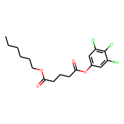 Glutaric acid, hexyl 3,4,5-trichlorophenyl ester