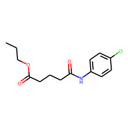 Glutaric acid, monoamide, N-(4-chlorophenyl)-, propyl ester