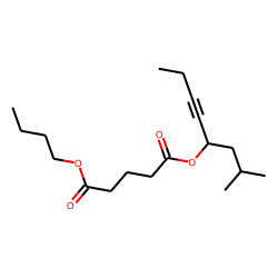 Glutaric acid, butyl 2-methyloct-5-yn-4-yl ester