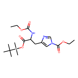 Histidine, ethoxycarbonylated, TBDMS