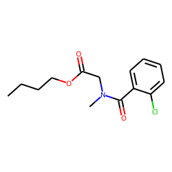Sarcosine, N-(2-chlorobenzoyl)-, butyl ester