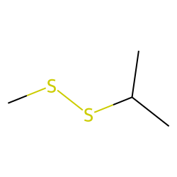 Methyl isopropyl disulphide