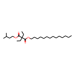 Diethylmalonic acid, 3-methylbutyl tetradecyl ester