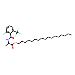 D-Alanine, N-(2-fluoro-6-trifluoromethylbenzoyl)-, heptadecyl ester