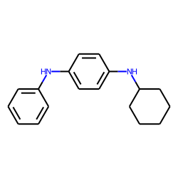 N-phenyl n'-cyclohexyl p-phenylene diamine