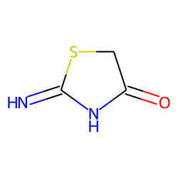 4(5H)-Thiazolone, 2-imino-