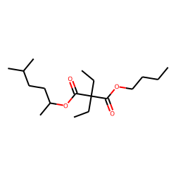 Diethylmalonic acid, butyl 5-methylhex-2-yl ester