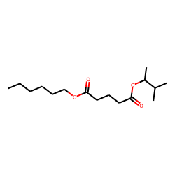 Glutaric acid, hexyl 3-methylbut-2-yl ester