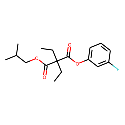 Diethylmalonic acid, 3-fluorophenyl isobutyl ester