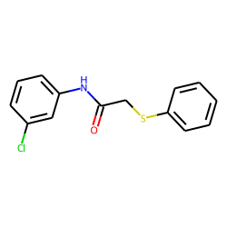 Acetamide, N-(3-chlorophenyl)-2-phenylthio-