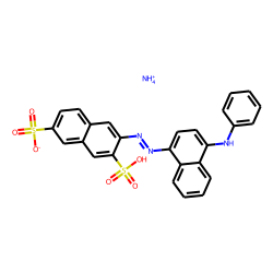 3-(4-Anilino-1-naphthylazo)-2,7-naphthalenedisulfonic acid, monoammonium salt