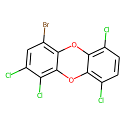 1-bromo-3,4,6,9-tetrachloro-dibenzo-p-dioxin