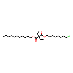 Diethylmalonic acid, 8-chlorooctyl undecyl ester