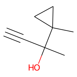 3-Butyn-2-ol, 2-(1-methylcyclopropyl)-