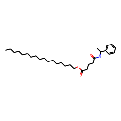 Glutaric acid, monoamide, N-(1-phenylethyl)-, heptadecyl ester