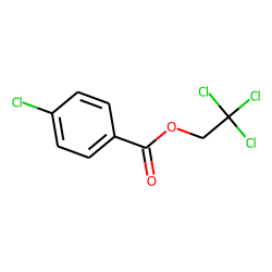 4-Chlorobenzoic acid, 2,2,2-trichloroethyl ester