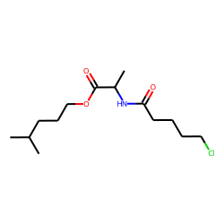 D-Alanine, N-(5-chlorovaleryl)-, isohexyl ester