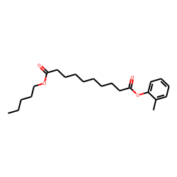 Sebacic acid, 2-methylphenyl pentyl ester