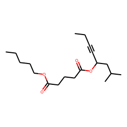 Glutaric acid, 2-methyloct-5-yn-4-yl pentyl ester