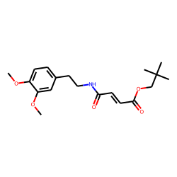 Fumaric acid, monoamide, N-(3,4-dimethoxyphenethyl)-, neopentyl ester
