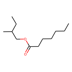 Heptanoic acid, 2-methylbutyl ester