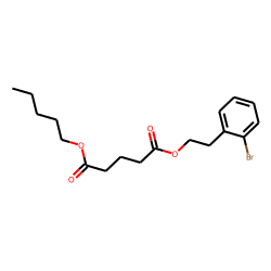 Glutaric acid, 2-(2-bromophenyl)ethyl pentyl ester