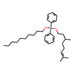Silane, diphenylcitronellyloxydecyloxy-