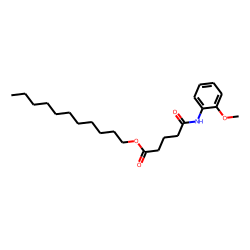 Glutaric acid, monoamide, N-(2-methoxyphenyl)-, undecyl ester