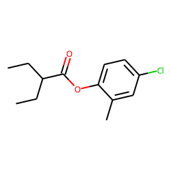 2-Ethylbutyric acid, 4-chloro-2-methylphenyl ester