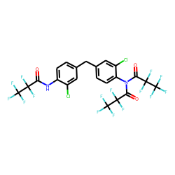 N-(2-Chloro-4-(3-chloro-4-[(2,2,3,3,3-pentafluoropropanoyl)amino]benzyl)phenyl)-2,2,3,3,3-pentafluoro-N-(2,2,3,3,3-pentafluoropropanoyl)propanamide