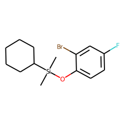 1-Bromo-5-fluoro-2-cyclohexyldimethylsilyloxybenzene