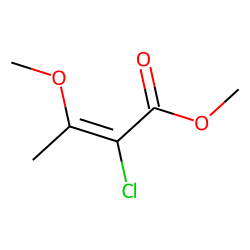 2-Butenoic acid, 2-chloro-3-methoxy-, methyl ester, (Z)-